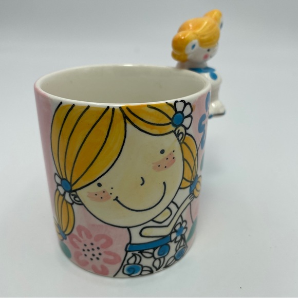 Vintage Child’s Bowl & Cup Stokes Hand Painted - Picture 4 of 13